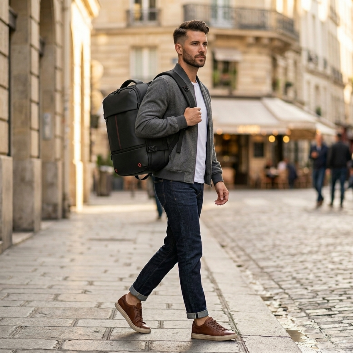 Sac à dos cabine extensible 42x30x15cm – Compression sous vide 40L