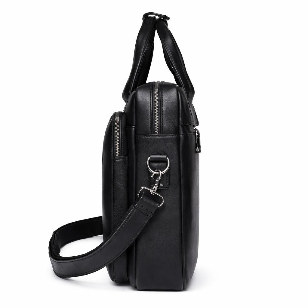 Porte-documents cuir véritable homme 42x12x32 cm – 15 pouces